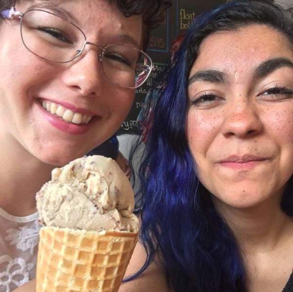 Birthday ice cream with one of my best friends. PC: KSB